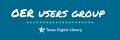 OER Users Group header with TDL logo